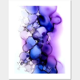 Violet Visions - Abstract Alcohol Ink Art Posters and Art